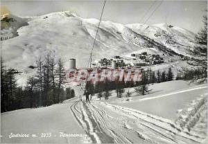 Modern Postcard Panorama Sestriere