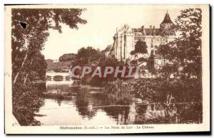 Old Postcard Chateaudun Les Bords du Loir Chateau