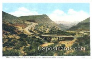 Pass Thru Guadalupe Mountains in El Paso, New Mexico