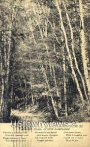 Memory Trail in Franconia Notch, New Hampshire