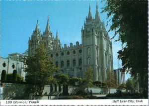 postcard UT - LDS (Mormon) Temple , Salt Lake City