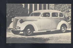 1936 FORD 4 DOOR SEDAN VINTAGE CAR DEALER ADVERTISING POSTCARD