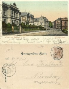 czech, GABLONZ, Jablonec nad Nisou, Reichsstrasse (1899) Postcard