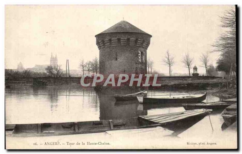 Old Postcard Angers Tour Upper Chain