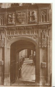 Warwickshire Postcard - Beauchamp Chapel - St Mary's Church - RP - Ref 9844A