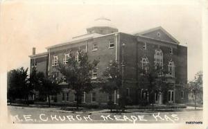 MEADE, KANSAS M.E. Church RPPC 5831