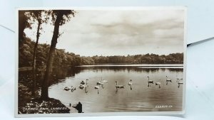 Carron Dam Larbert Scotland Vintage RP Postcard 1940