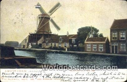 Krijtmolen a d Baarsjes Amsterdam Netherlands 1906 