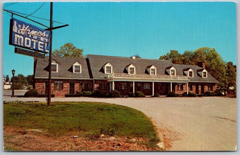 Frankfort Kentucky 1960s Postcard Hines Motel
