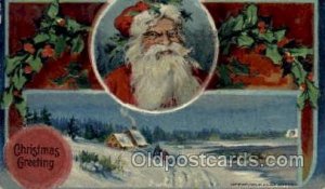 Santa Claus 1911 small hole in card near right edge, some corner wear, postal...