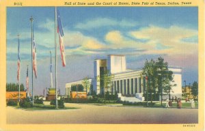 Dallas, Texas State Fair, Hall of State and Court of Honor 1940s Postmark