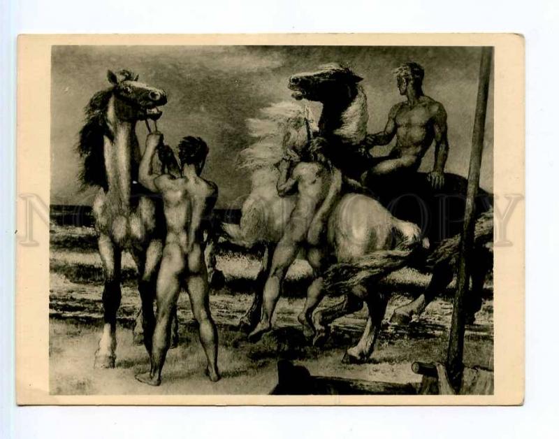 250838 GERMANY Pieper NUDE Rider at sea Vintage Hoffman PC