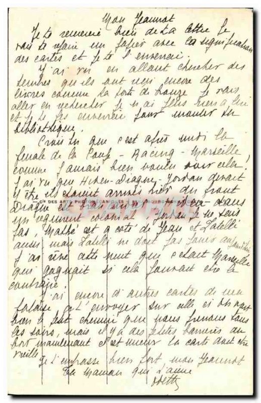 Old Postcard Luc Sur Mer Quartier des Champs Elysees