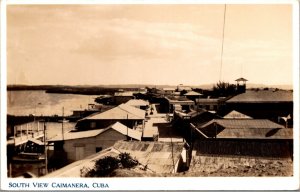 Real Photo Postcard South View of Caimanera, Cuba~134286