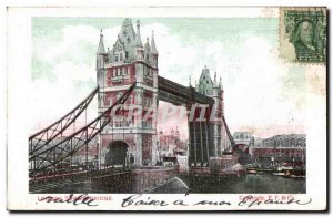 Old Postcard London Tower Bridge