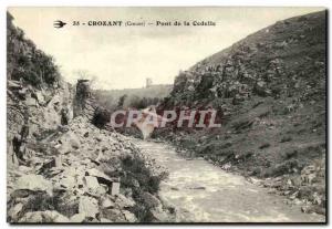 Postcard Crozant Old Bridge Cedelle