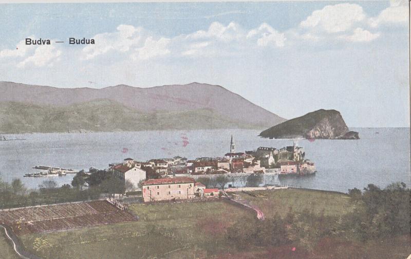 Montenegro Budva Budua early postcard