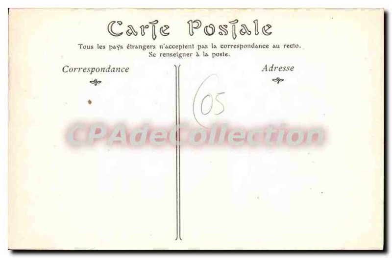 Postcard Old Embrun rock