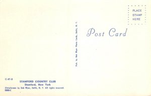 Stamford, New York STAMFORD COUNTRY CLUB Golf Course c1960s Vintage Postcard