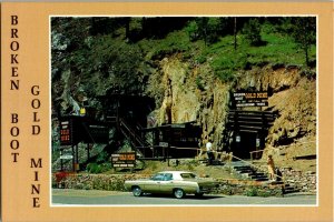 Broken Boot Gold Mine, Deadwood SD Postcard I62