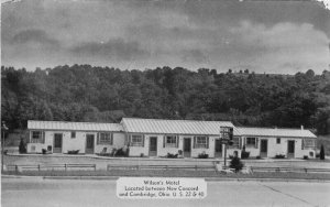 Ohio Cambridge Wilson's Motel roadside Dexter Simpson 1950s Postcard 22-2382