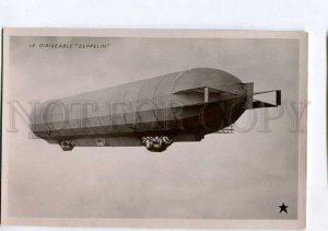 415277 FRANCE Aviation airship dirigible Zeppelin Vintage photo postcard
