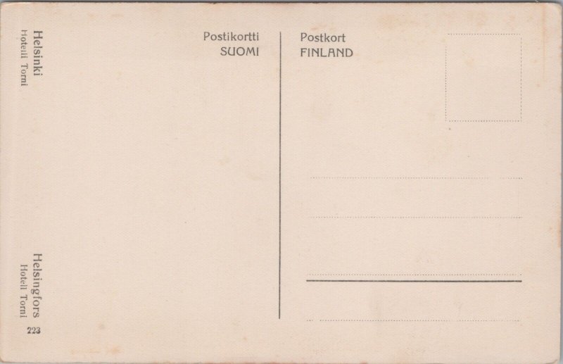 Finland Helsinki Hotelli Torni Vintage RPPC C153