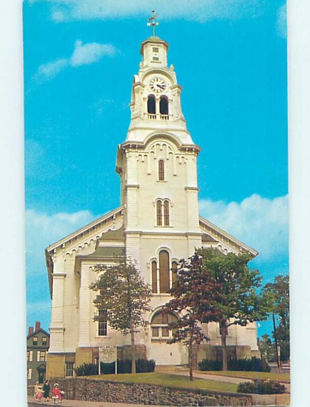 Pre-1980 CHURCH SCENE Pawtucket Rhode Island RI AD0816