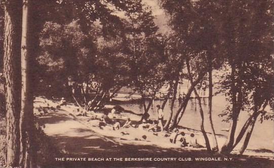 New York Wingdale The Private Beach At The Berkshire Country Club Artvue