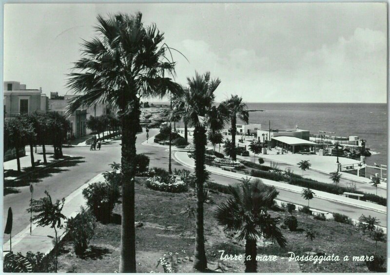 98040 - vintage postcard - BARI province - TOWER A SEA 1956-