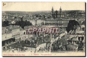 Old Postcard Nancy Panoramic View