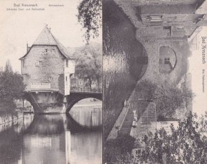 Bad Kreuznach Advertising Sign River 2x Antique German Postcard s