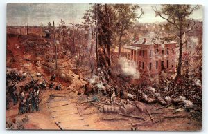 1950s ATLANTA GA CYCLORAMA GRANT PARK CIVIL WAR BATTLE OF ATLANTA POSTCARD P3782