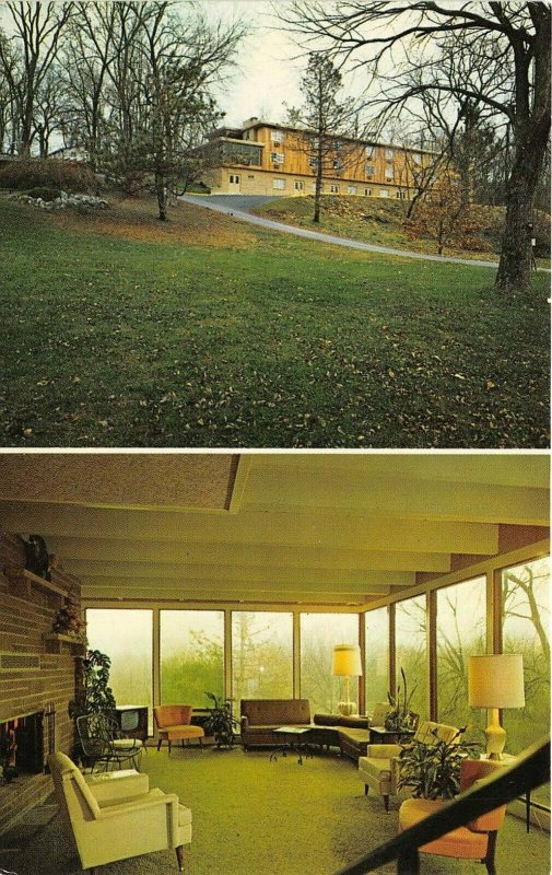 Boiling Springs Pennsylvania 1960s Postcard Allenberry Lodge On Yellow Springs