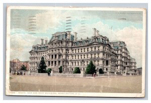 Vintage 1918 Postcard State War & Navy Building, Washington, D.C.