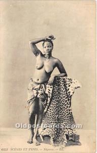 Negresse African Nude Unused 