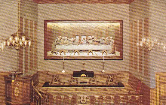 Tennessee Nashville Wood Carving The Last Supper Upper Room Chapel