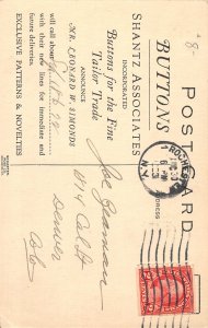 J15/ Rochester New York RPPC? Postcard 1923 Shantz Buttons Tailors Simonds124