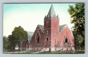 Armington IL-Illinois, Christian Church Vintage Postcard