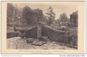 England Stratford upon Avon Ann Hathaway's Cottage Garden View The Old W...