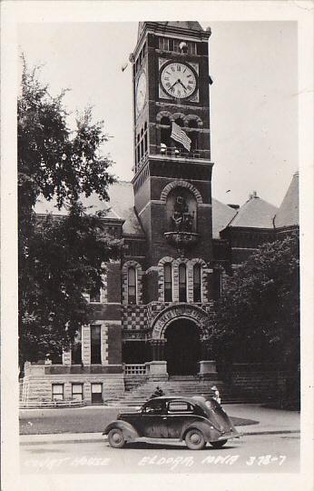 Iowa Eldora Court House 1948 Real Photo