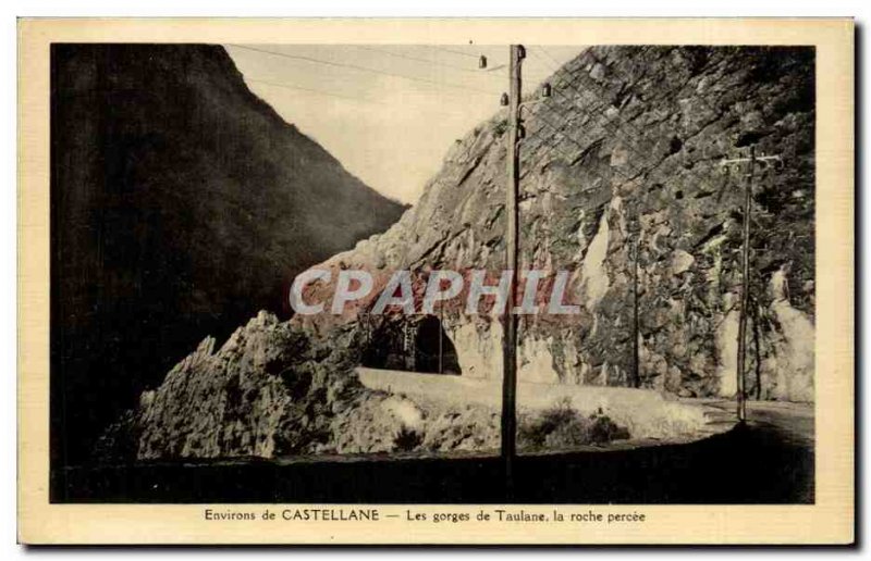 Around Castellane - Gorges Taulane - Old Postcard