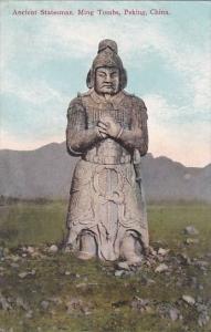 Ancient Statesman Ming Tombs Peking China