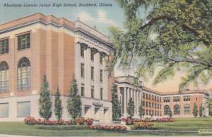 Illinois Rockford Abraham Lincoln Junior High School 1943 Curteich