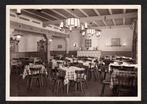 Rheinhof Gaststatten Restaurant Hotel MUNICH GERMANY Postcard PC Munchen