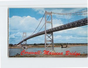 Postcard Cornwall-Massena Bridge, New York