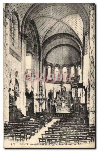 Vichy Old Postcard Interior of St. Louis & # 39eglise