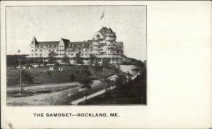 Rockland ME Samoset Hotel c1900 Postcard