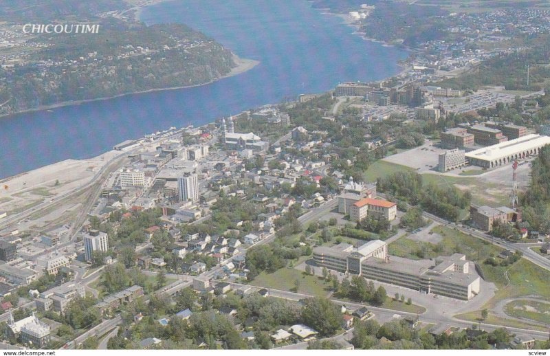 CHICOUTIMI, Quebec, Canada, PU-1988; Aerial View