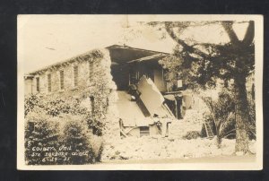 RPPC SANTA BARBARA CALIFORNIA 1925 EARTHQUAKE JAIL REAL PHOTO POSTCARD